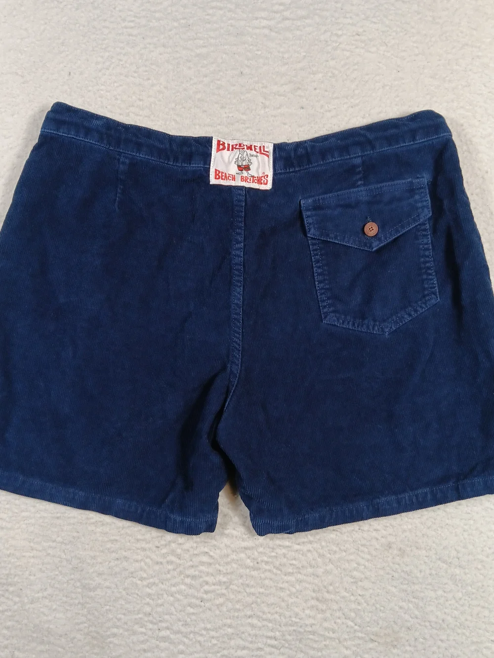 Birdwell Beach Britches Shorts Mens 36 Blue Classic Corduroy 5